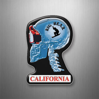 Big Bear California   X ray Snowboarder 3D Magnet