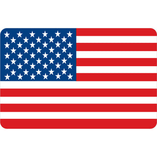 Tools of California   American Flag   8.5 x 11 Sticker