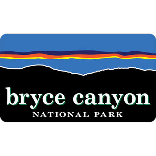 Bryce Canyon National Park   Stylized Sunset Sticker