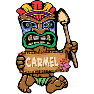 Carmel Tiki Sticker