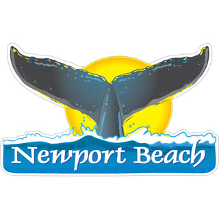 Newport Beach   Whale Tail Sticker