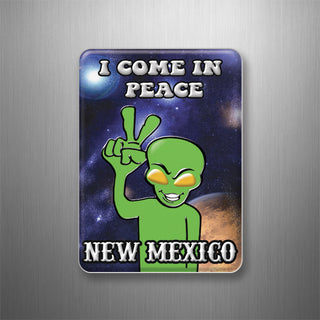 New Mexico   Peace Alien 3D Magnet