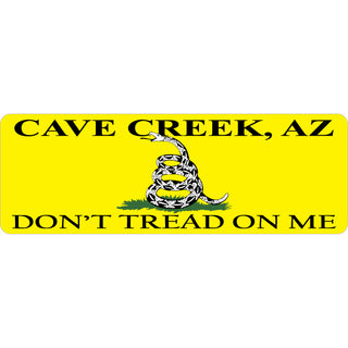 Cave Creek  AZ   Dont Tread On Me Snake Sticker