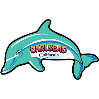 Carlsbad  CA Dolphin Sticker