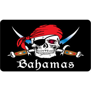 Bahamas Pirate Flag Sticker