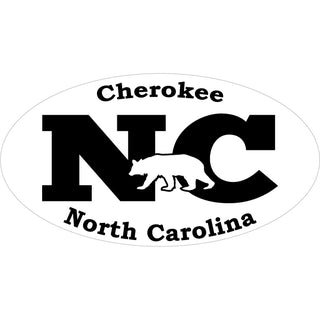 Cherokee  NC Euro w Bear Sticker