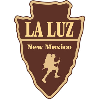 OK4 La Luz New Mexico Hiker Arrowhead Sticker