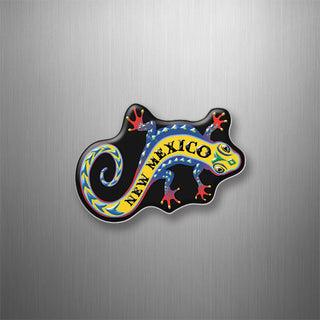 New Mexico Colorful Gecko 3D Magnet