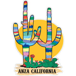 ANZA COLORFUL CACTUS Sticker
