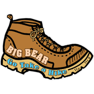 Big Bear   Go Take a Hike Boot Sticker