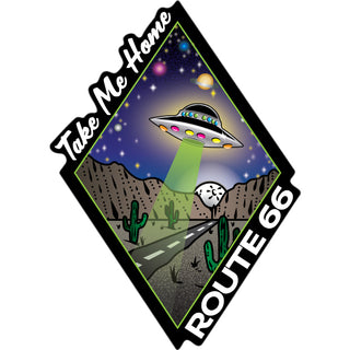 Route 66   Take Me Home Diamond Sticker