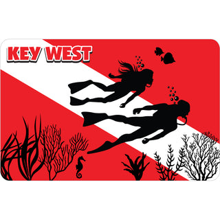 OK3 Key West Dive Flag Sticker