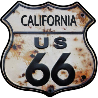 california   Route 66 Rusty Shield Sticker