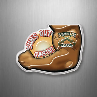 Venice Beach   Suns Out Guns Out 3D Magnet