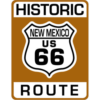 New Mexico   Historic Brown Sign Sticker