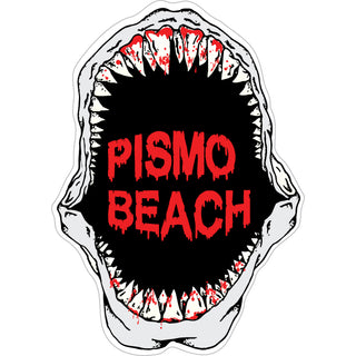 Pismo Beach   Jaws Shark Sticker