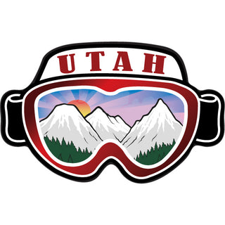 OK4 Utah Ski Goggles Sticker