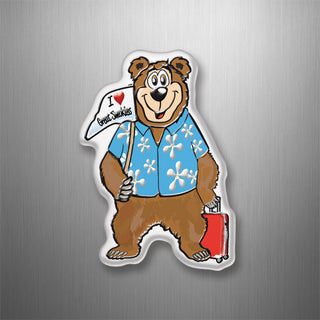 GREAT SMOKIES TOURIST BEAR 3D Magnet