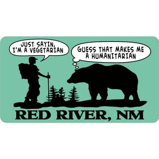 Red River  New Mexico   Humanitarian Sticker