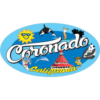 OK4 Coronado CA Attractions Sticker