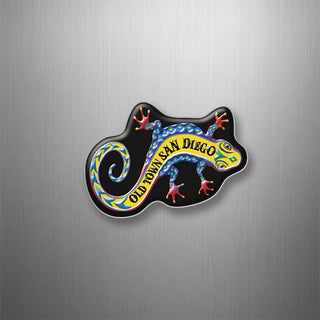 Old Town San Diego   Colorful Gecko 3D Magnet