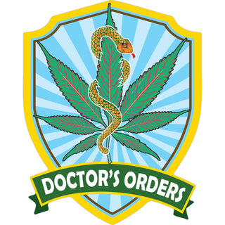 Novelty   Doctors Orders Sticker