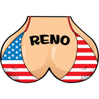 Reno   Flag Bikini Top Sticker