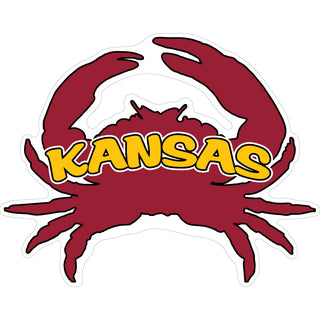 OK4 Kansas Red Crab (00651) Sticker