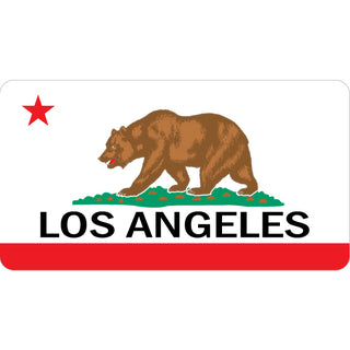 OK4 California Flag Los Angeles Digital Single Sticker