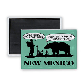 New Mexico Humanitarian (00244) Rectangle Badge Magnet