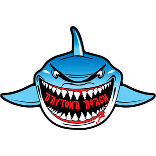 OK4 Daytona Beach Shark Front View Sticker
