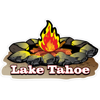OK4 Lake Tahoe Campfire Sticker
