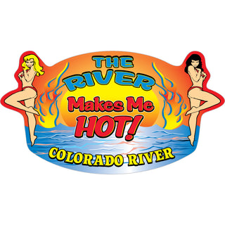 Colorado River   The River Makes Me Hot Sticker