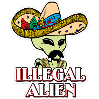 OK4 ALIEN SOMBRERO Sticker