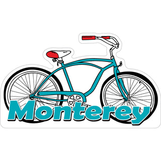 Monterey   Blue Beach Cruiser Sticker
