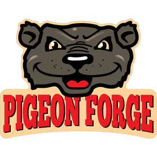 Pigeon Forge   Bear Face Sticker