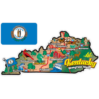 Kentucky Map Sticker