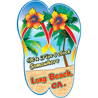 five oclock  LONG BEACH Sticker