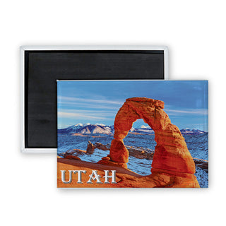 UTAH ARCH Rectangle Badge Magnet