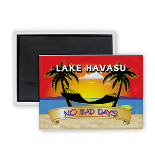 Lake Havasu No Bad Days Hammock Rectangle Badge Magnet