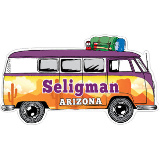 Seligman  Arizona   Desert Mountain Bus Side View Sticker