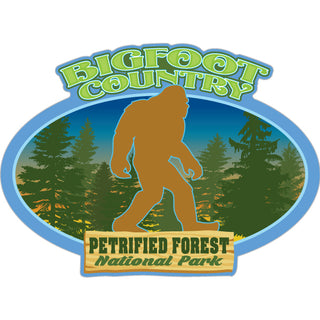 Petrified Forest National Park   Bigfoot Country Sticker