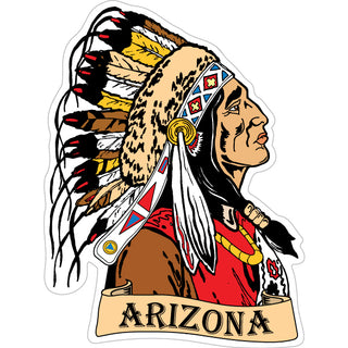 Arizona Chief Side View Vertical Sticker
