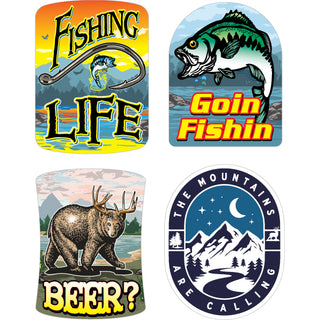 Fishing Life   Goin Fishn   Beer Sticker