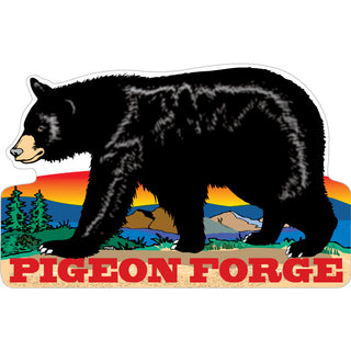 Pigeon Forge Walking Bear Sticker