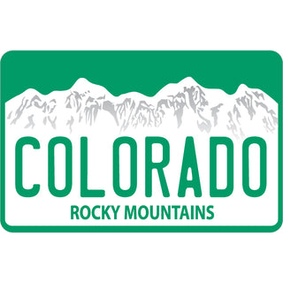 OK4 Colorado License Plate Sticker