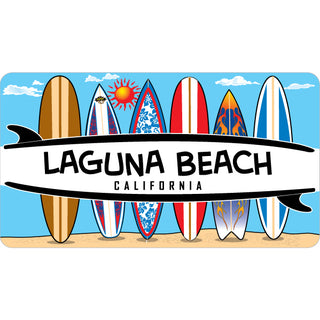 Laguna Beach  California   6 Surfboards Sticker