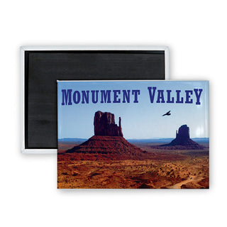 Monument Valley   Monument Valley Picture Rectangle Badge Magnet