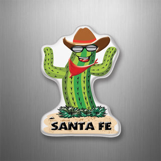 Santa Fe   Happy Cactus 3D Magnet