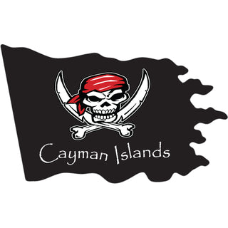 Wavy Pirate Flag Sticker